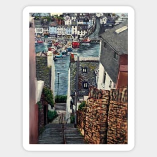 BRIXHAM STEPS Sticker